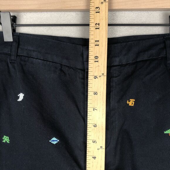 BAND OF OUTSIDERS Pixel‎ Embroidered Chino Pants Sz 34 Blue Button Fly (30x27) - Picture 6 of 11